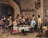 Twelfth-night (The King Drinks) by David the Younger Teniers